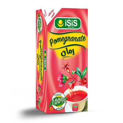 ISIS POMEGRANATE TEA 100% NATURAL 20 FILTER BAGS